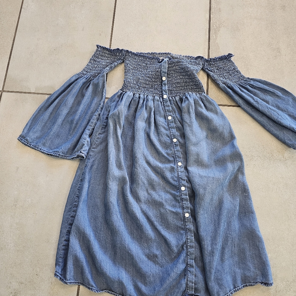 Denim dress